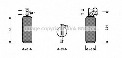 AVA QUALITY COOLING rtd254 -  Осушитель, кондиционер